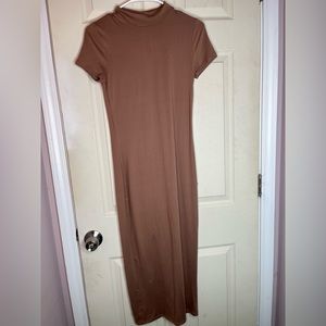 Short sleeve maxi dress